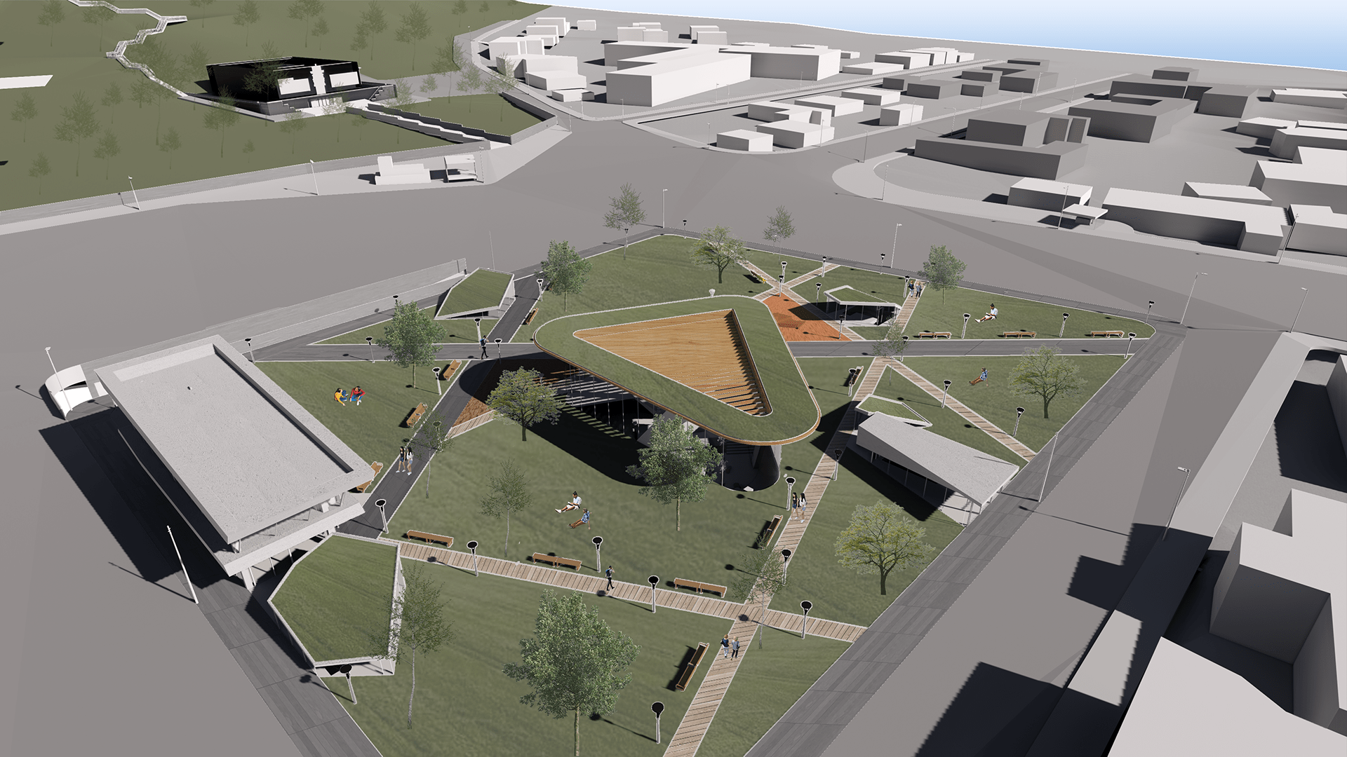 埃里温埃雷布尼行政区公共空间城市组织项目丨亚美尼亚-28