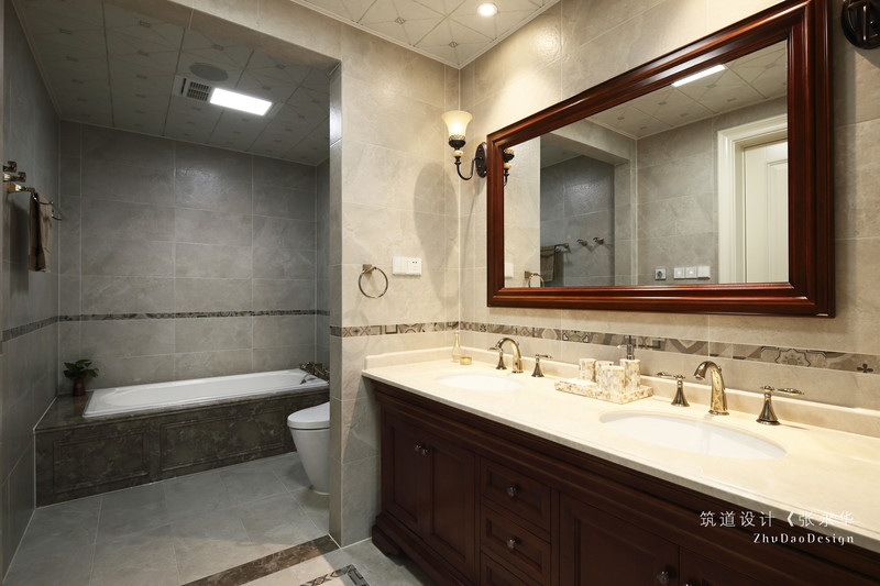 豪气美式全屋丨筑道设计-32