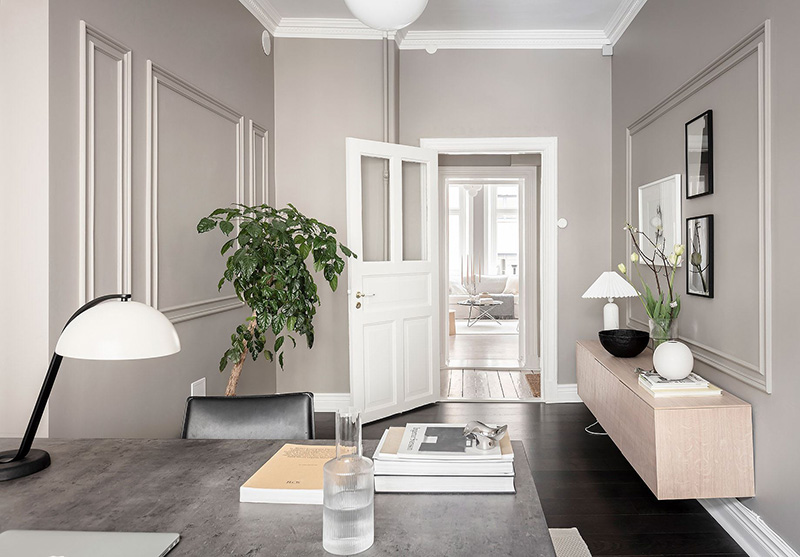 哥德堡鼓舞人心的宽敞米色公寓-29