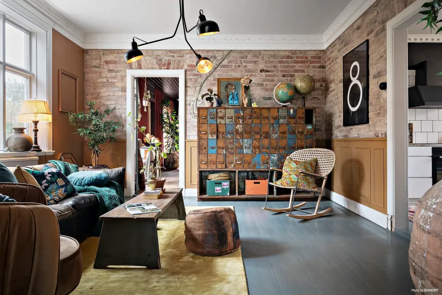 色彩斑斓的百年之家 | 独特的波希米亚风格室内设计-3