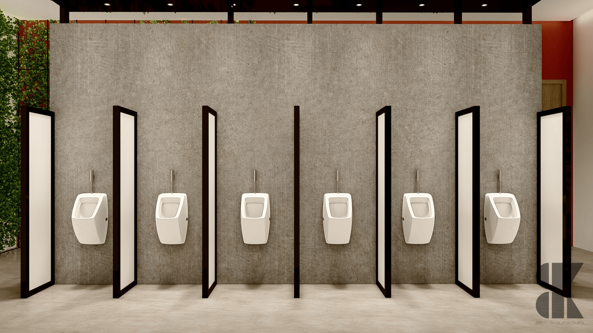 Biophilic Public Restroom，公共卫生间-8