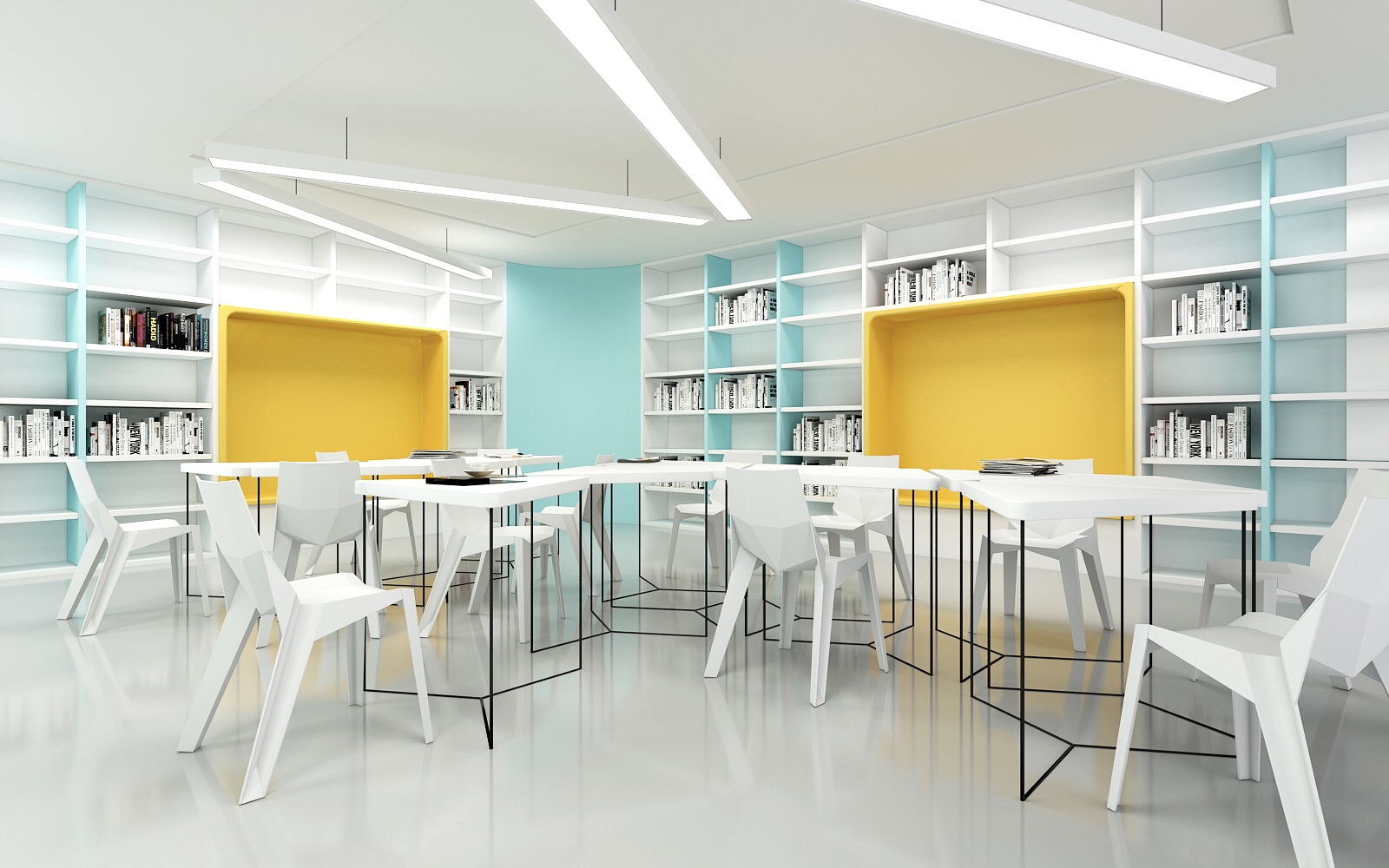 武汉枫叶国际学校公共学习区设计-3