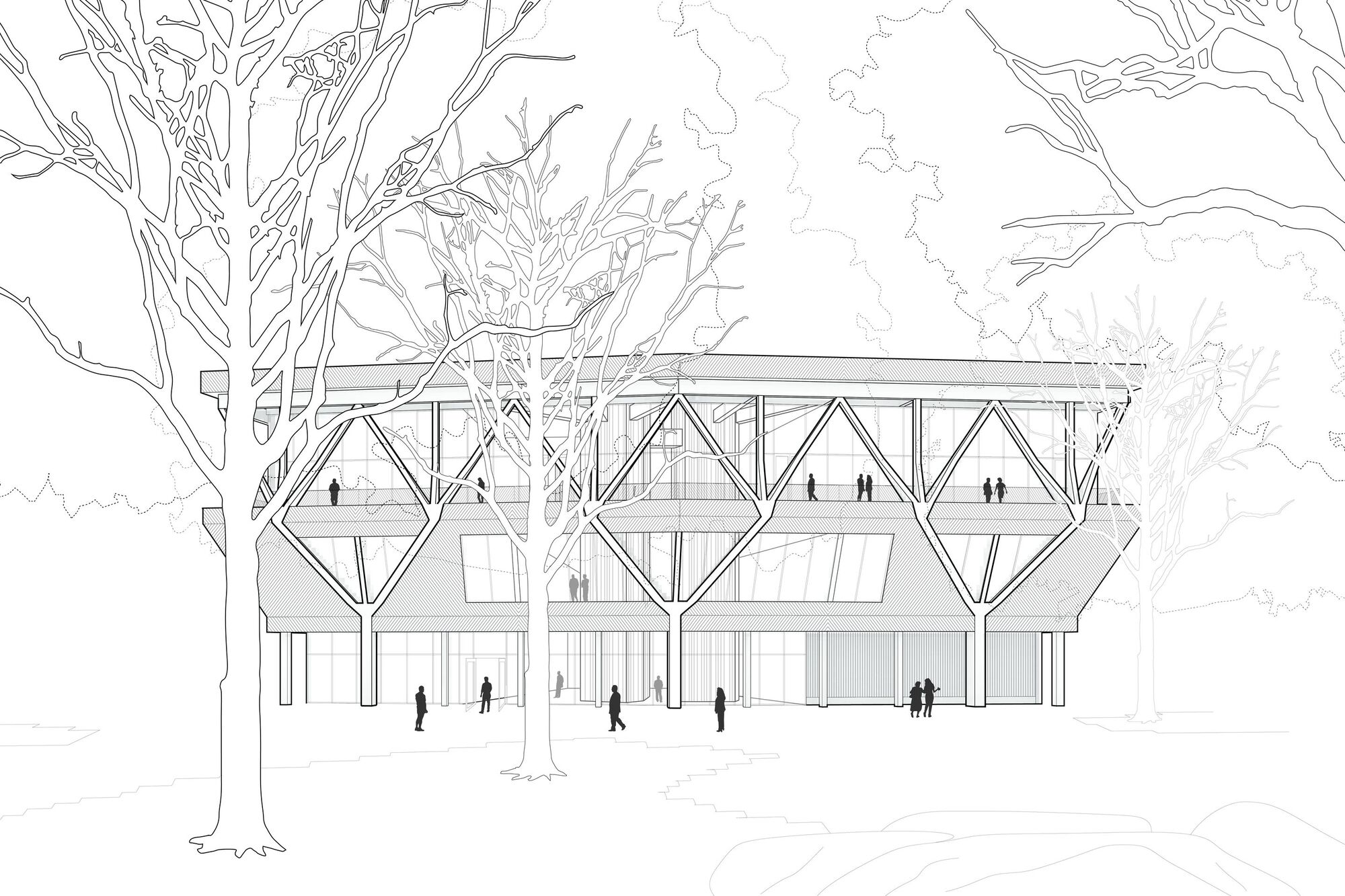 David Rubenstein Treehouse - Harvard University / Studio Gang-57