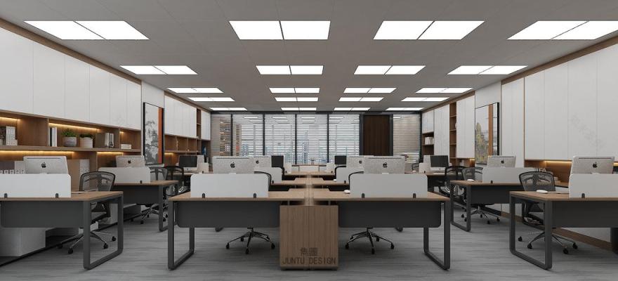 南沙区口岸大厦华盟写字楼办公室设计-5