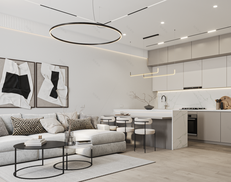 Light & Space 现代公寓设计丨MindCraft-6