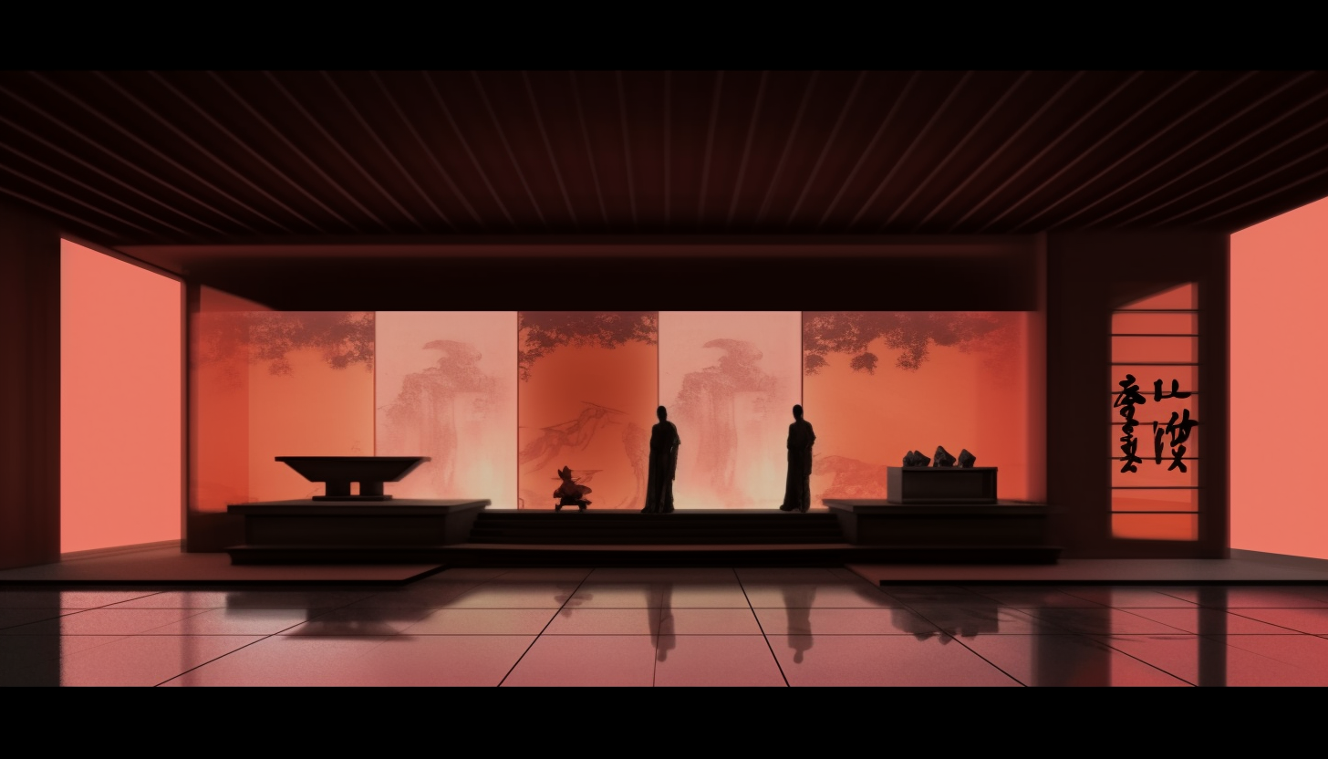 【AI】禅宗茶室；Zen Tea Room-3