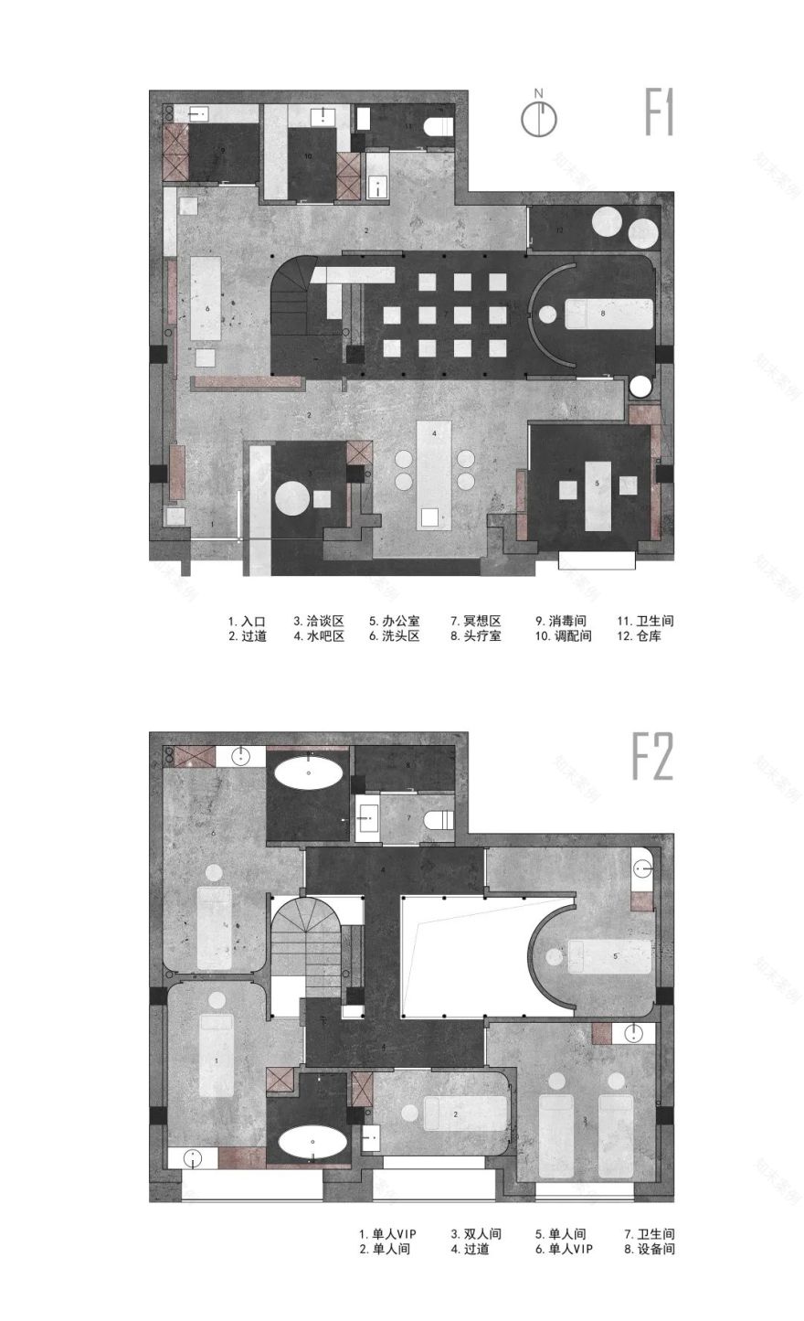 钱慧水疗中心 SPA会所丨中国台州丨凌杰内建筑-88