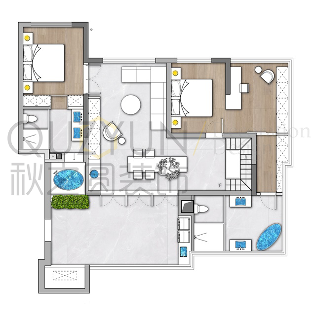 常州格拉美西复式公寓设计方案解读-70