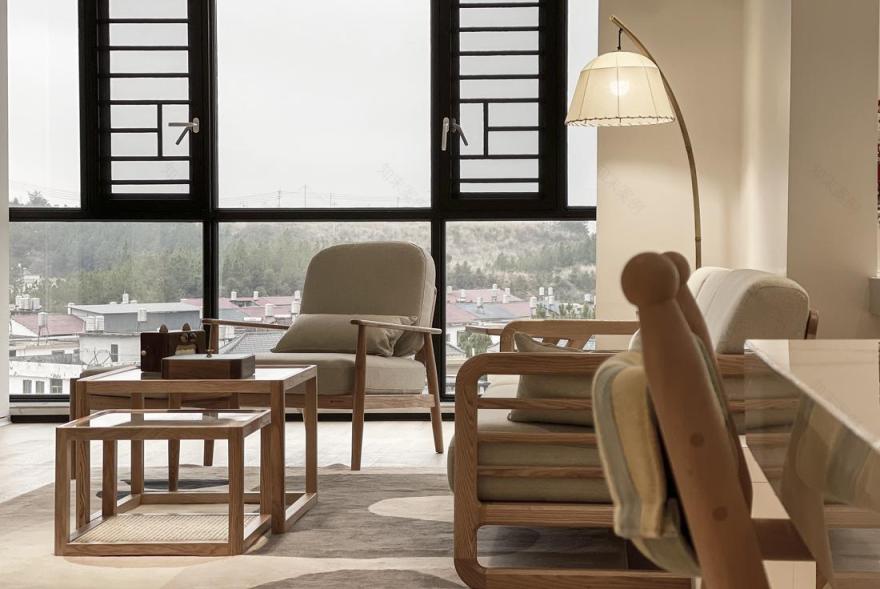 简约原木日系风格装修-12