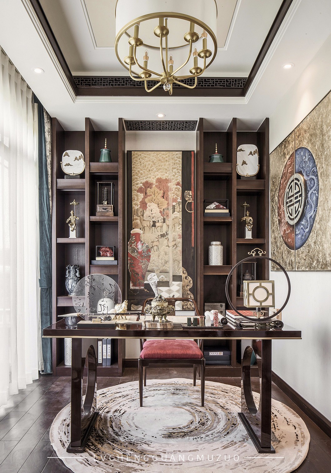 长沙绿城高尔夫样板间  绿城广木作设计-11