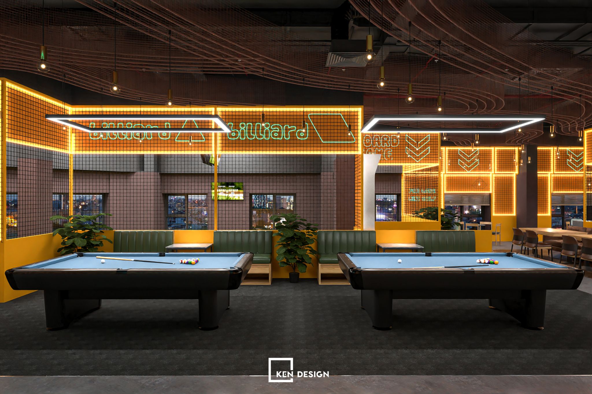 河内高尔夫  咖啡馆组合设计项目丨越南河内丨KenDesign-29