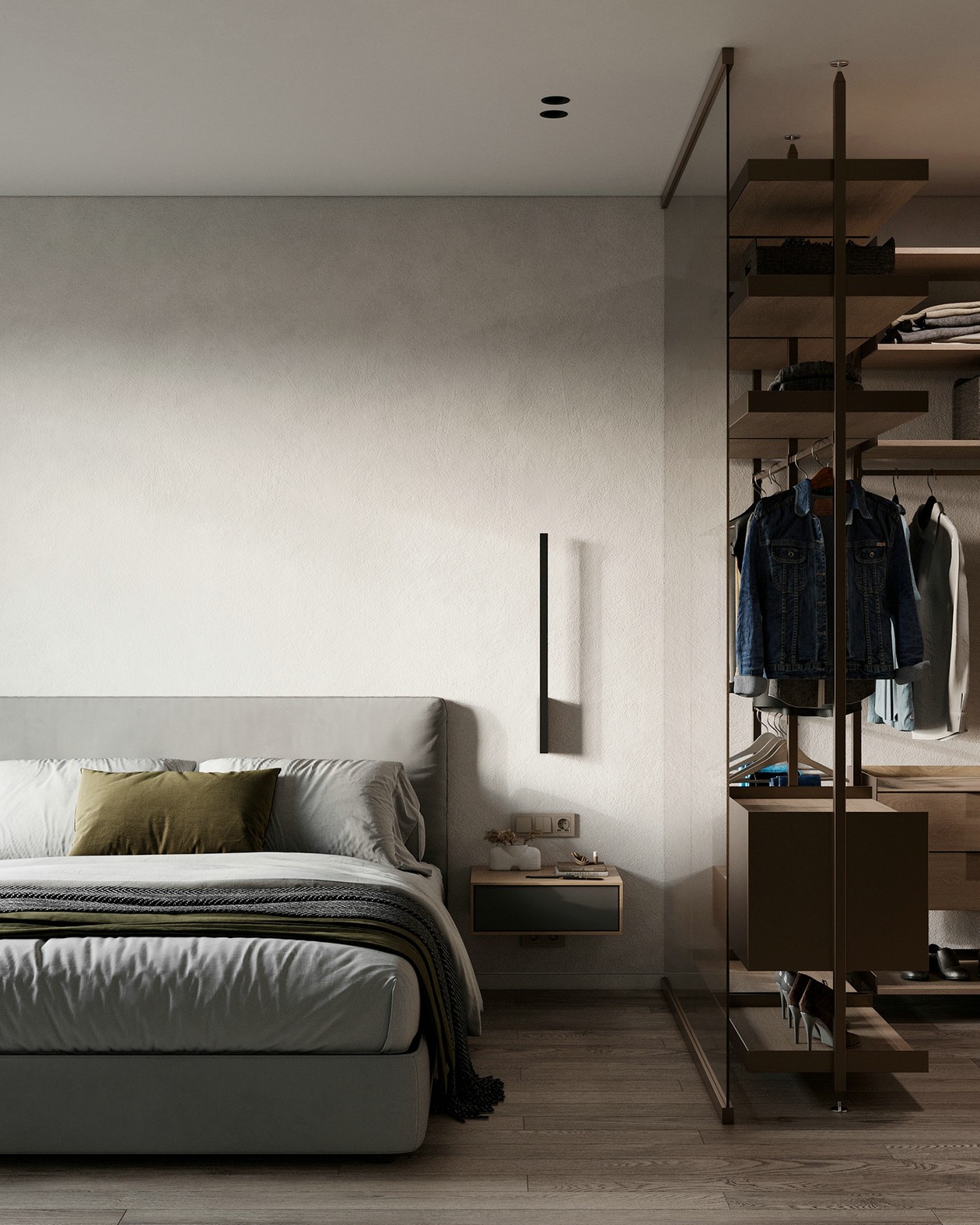 灰色系小空间公寓设计-12