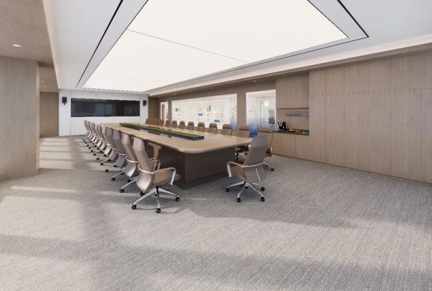 LKDESIGN丨国信会视集团办公空间设计案例-84