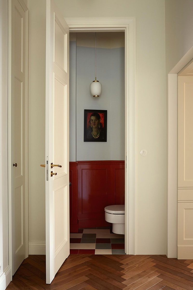 华沙市中心战前公寓的时尚现代设计-11