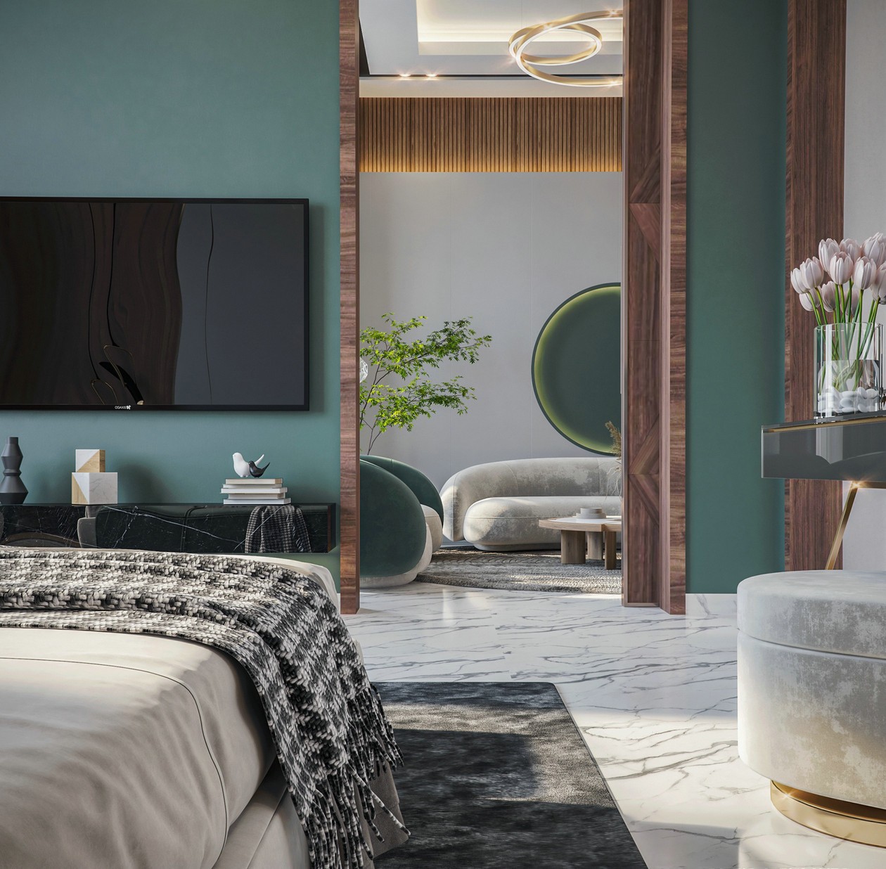 绿色系 低调色彩构筑精致生活-7