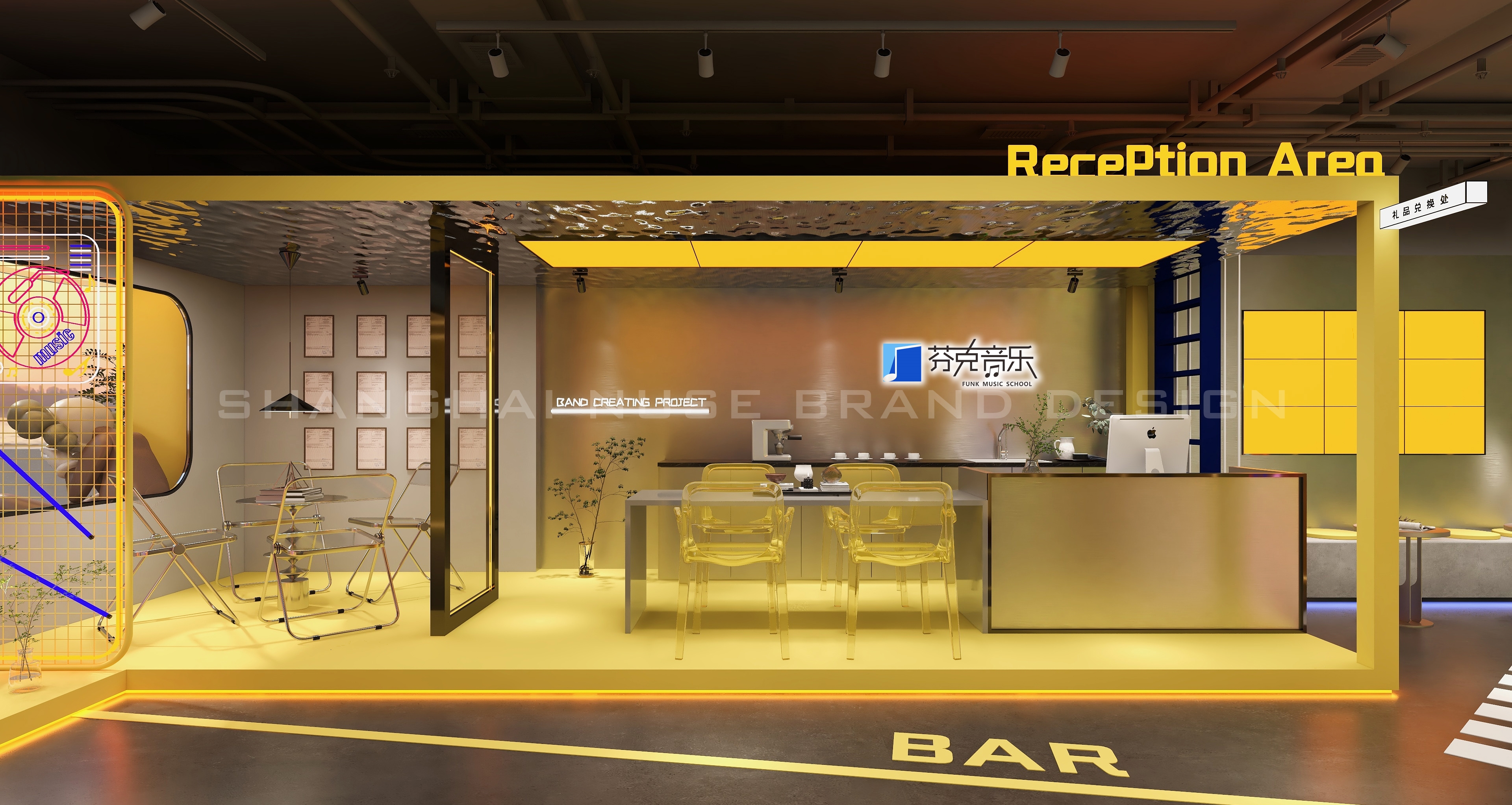 芬克音乐培训机构设计丨木村空间设计有限公司-4