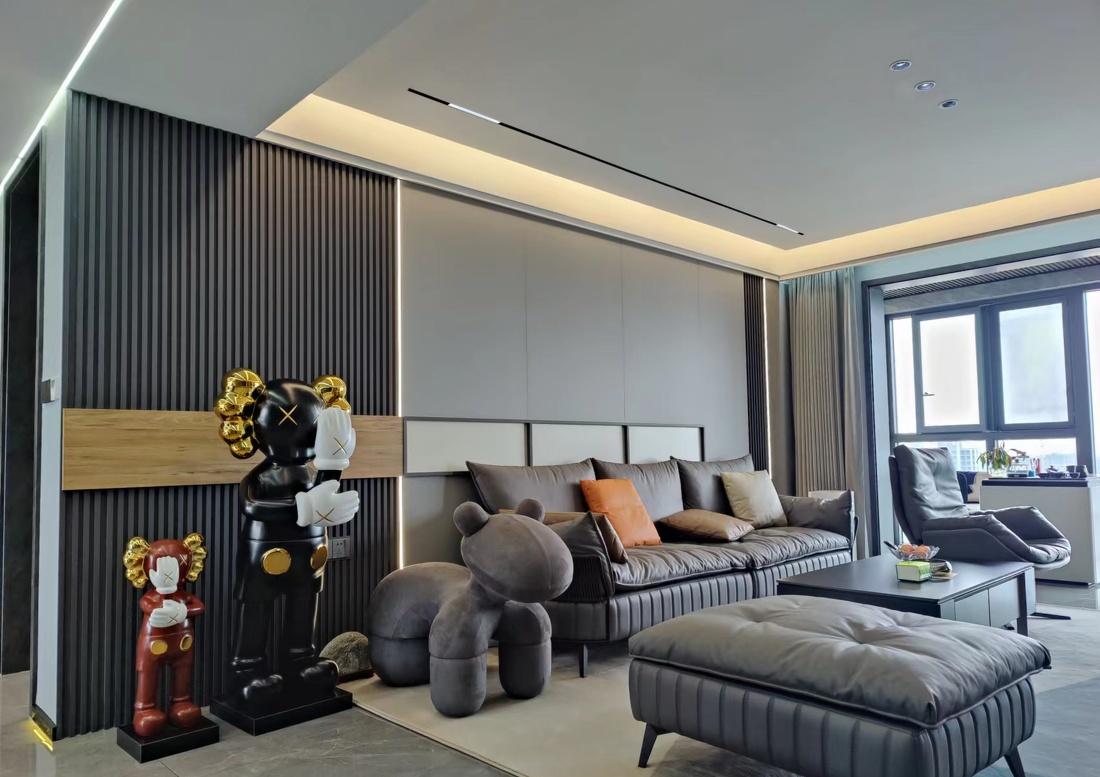 众舍装饰丨平层丨双清湾现代风格-1