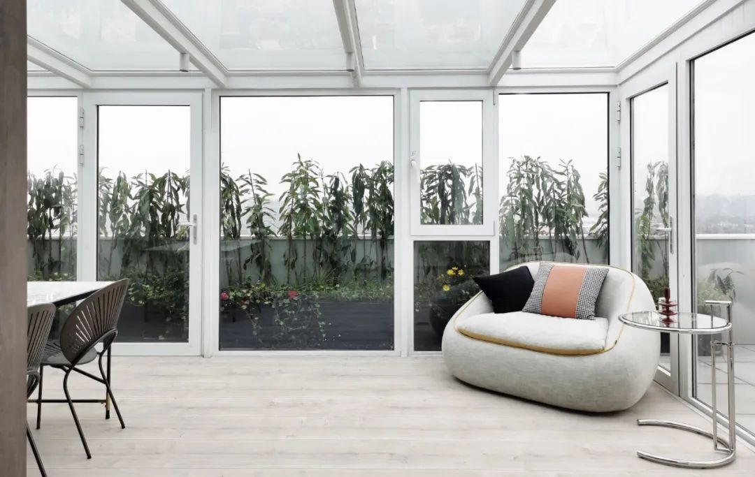 上海 180㎡空中别墅,温暖极简主义打造超美阳光房-124