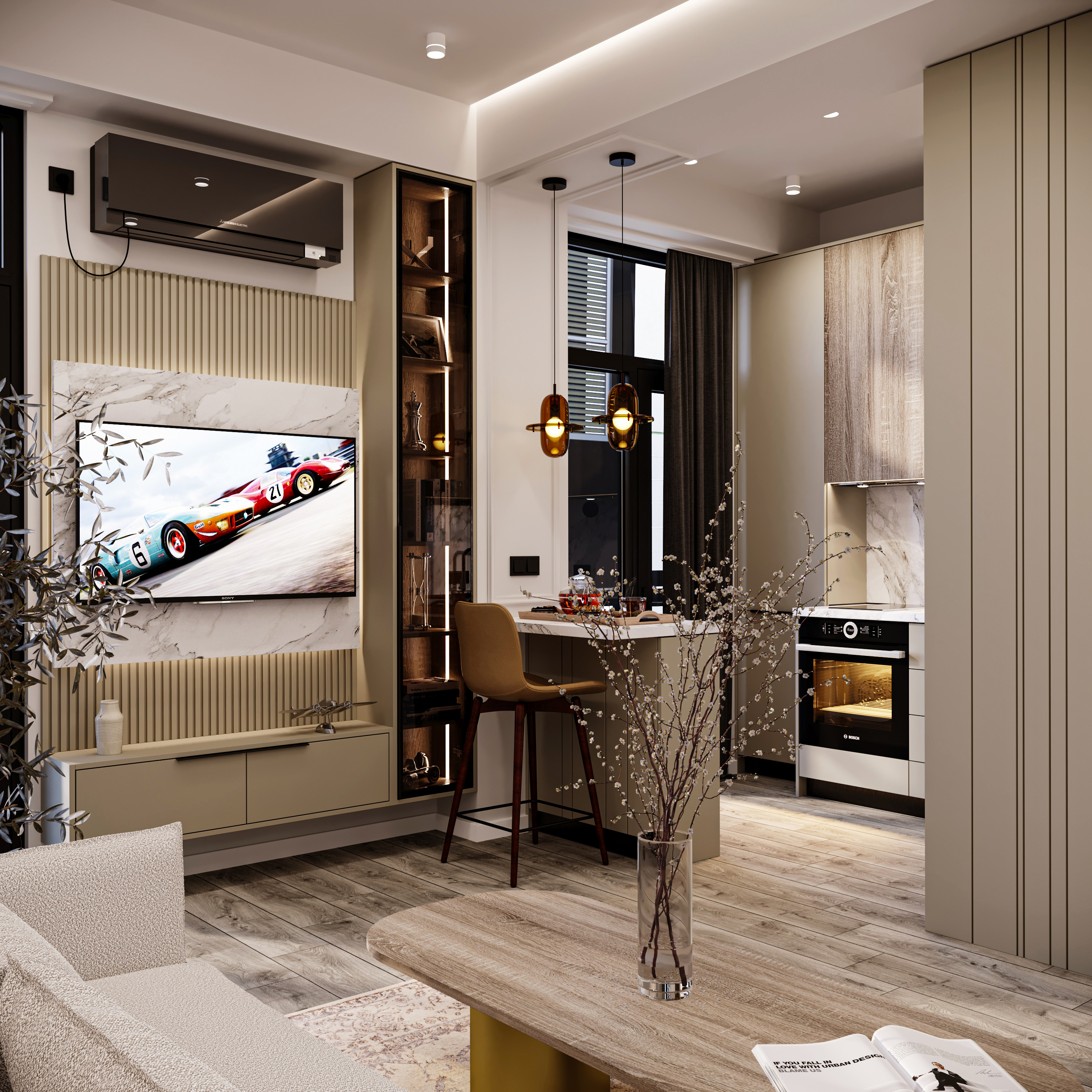 Studio apartment 24 sq.m design-1