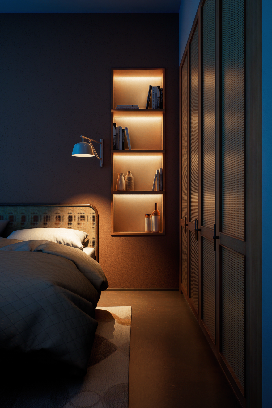 单间公寓 夜景丨Ar Tanzeel Amjad-9