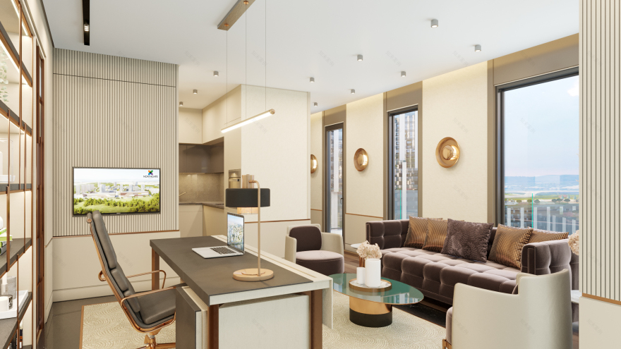 家庭工作空间区域丨土耳其安卡拉-26