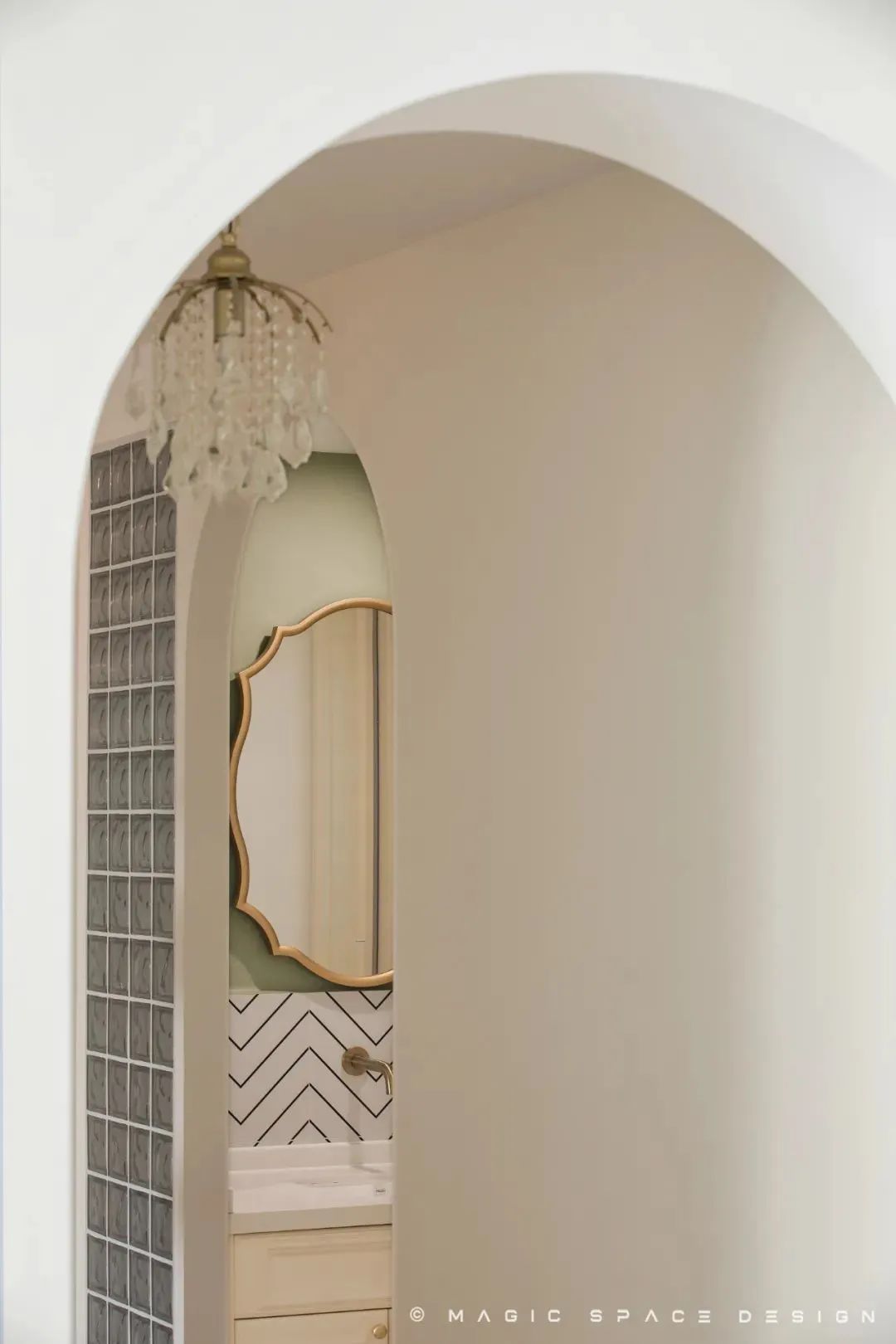 法式奶油风平层丨麻吉家装定制-26