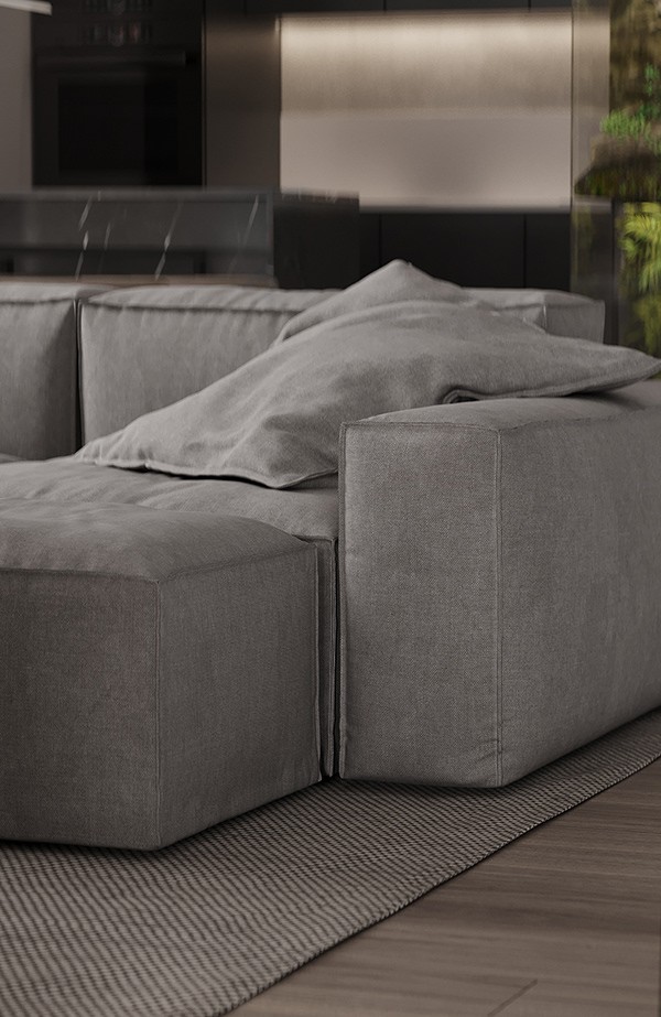 高级灰色系公寓设计 超舒适-10