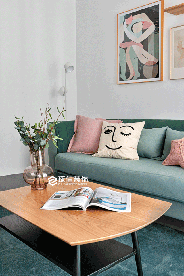 绿地海外滩四期 | 单面采光下的北欧风之家-6