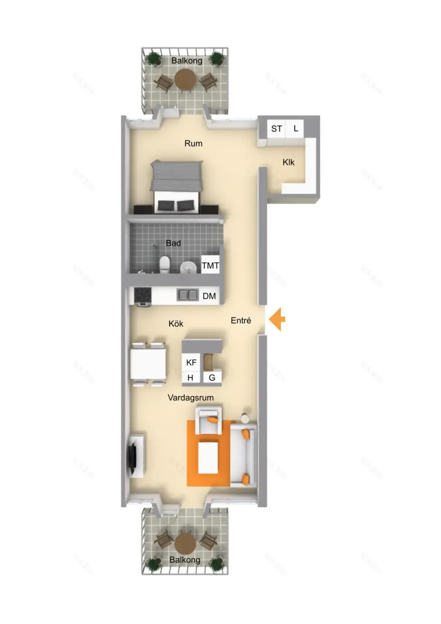 工业风小宅,双景致阳台,尽享每日渡轮盛宴-19