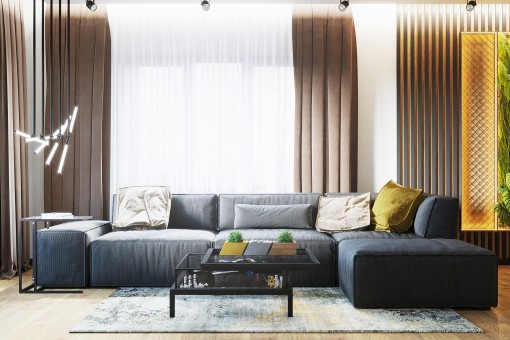 克拉斯诺达尔郊区住宅室内设计丨俄罗斯克拉斯诺达尔丨工作室“Интерьерком”-9