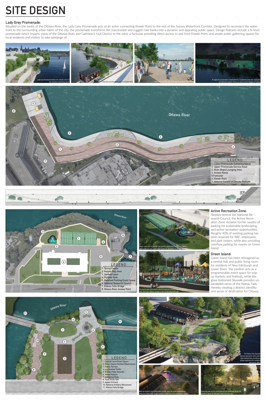 苏塞滨水廊道提案丨加拿大渥太华-4