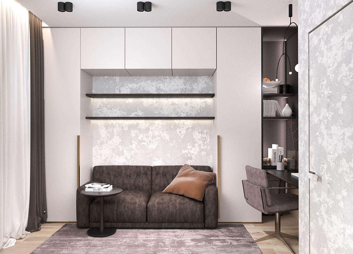 现代极简风公寓设计-11