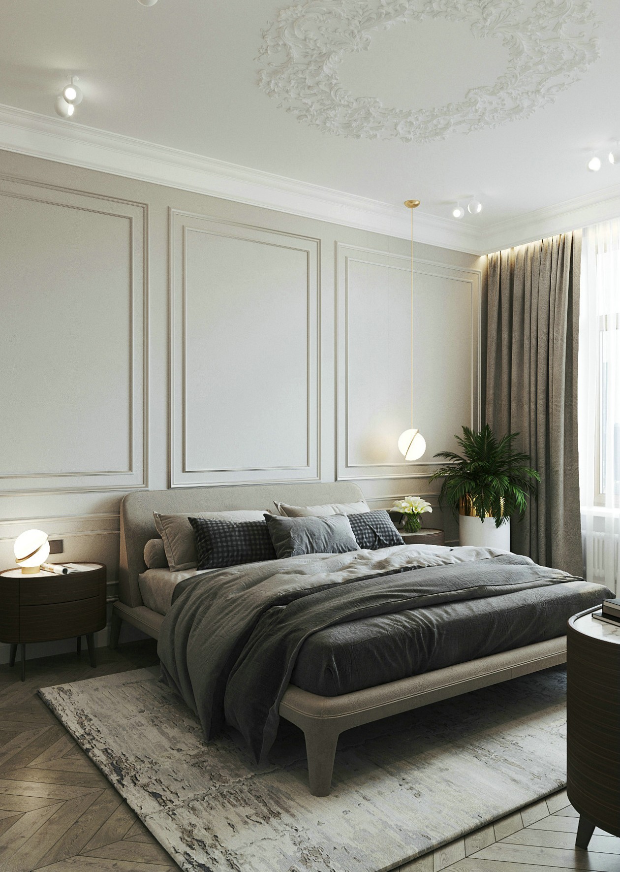 黑白灰构建的简欧居所-8