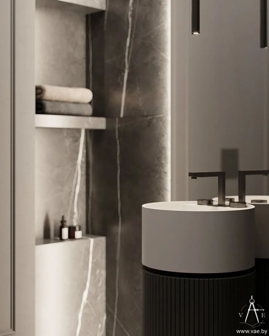 明斯克 LCD“Mayak”90㎡现代雅居,绿色木色添温馨-32