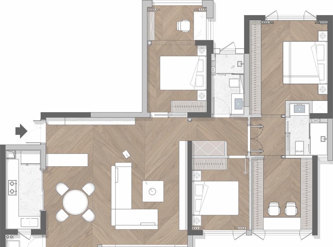 夏尔丨中国成都丨宏福樘实景-3