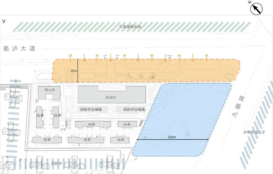 四川泸州景宏自贸中心丨中国泸州丨杰弗瑞设计-17