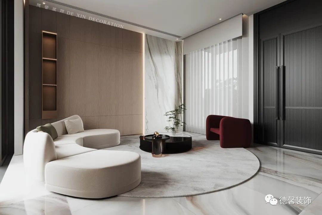 金地半山风华现代风别墅丨中国广州丨德馨装饰-8