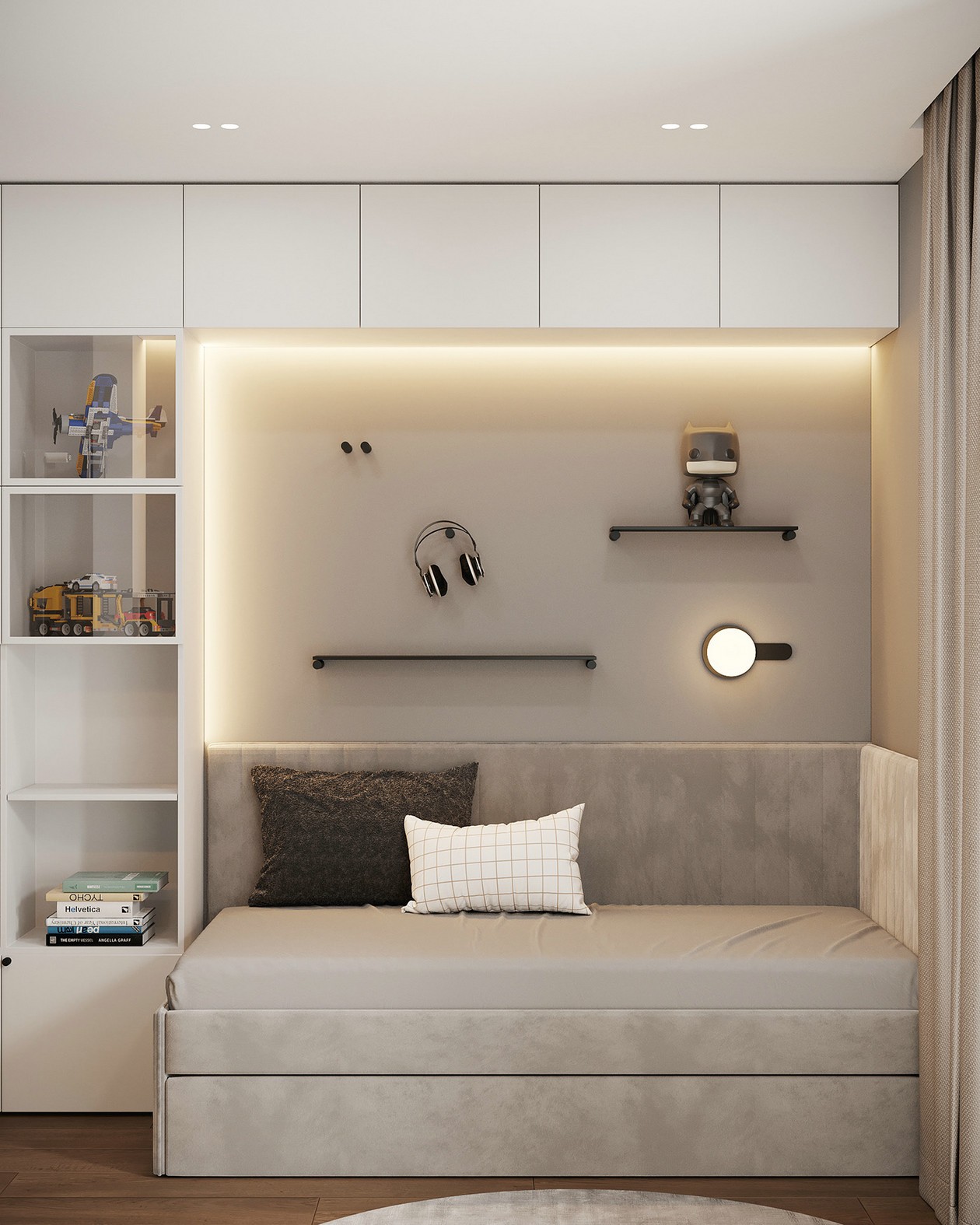 105㎡简约风住宅设计-15