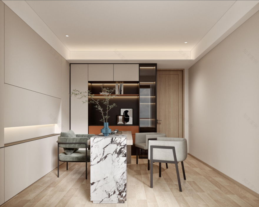 从心而悦 · 雅奢宁静的现代家居设计丨中国杭州丨杭州叁设计-22