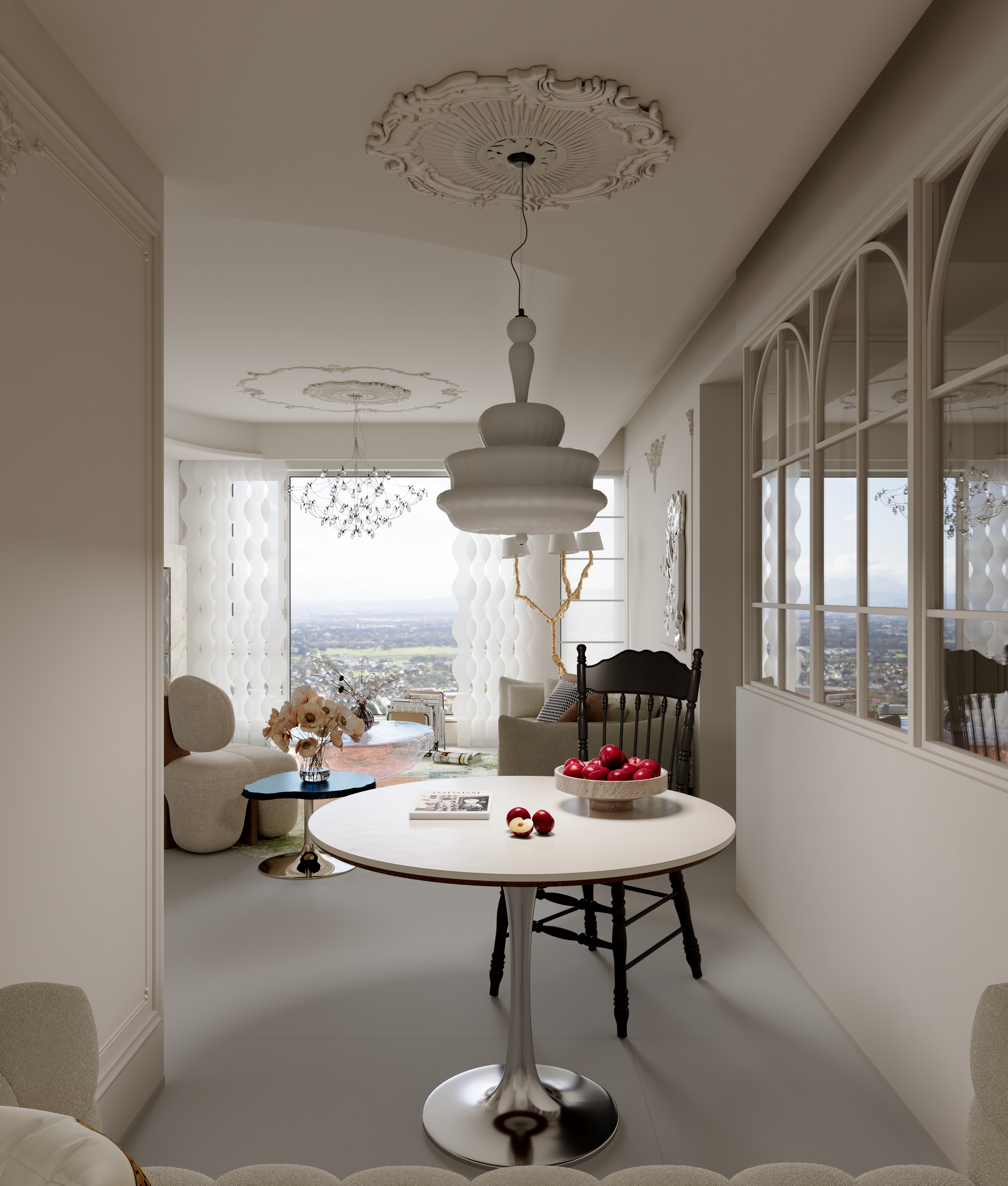 近期渲染 法式  三种氛围-5