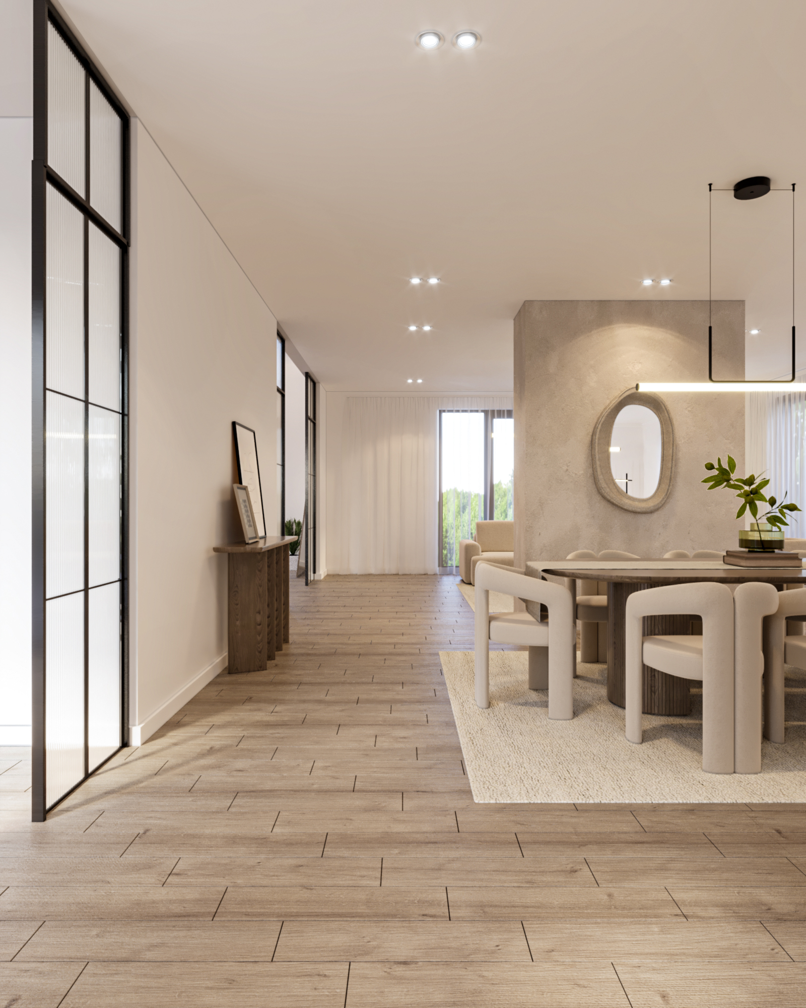 Main Floor Minimal Design（现代简约首层设计）丨美国丨Nourhan Azzaz-14