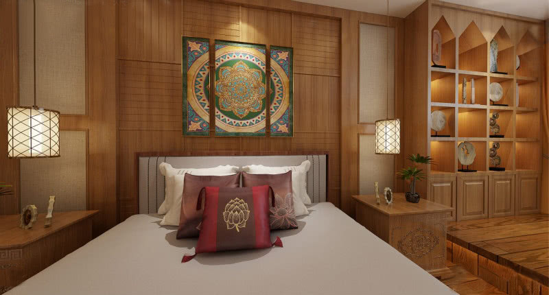 帝豪 ACAD 设计 · 220㎡东南亚风情跃层空间丨中国四川丨四川帝豪 ACAD 设计事务所-18