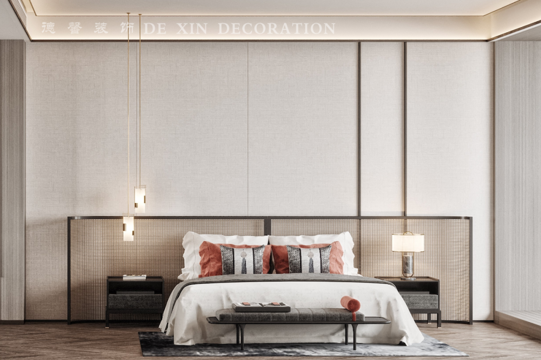 宋式美学的新中式别墅 · 侨建御溪谷丨德馨装饰-34