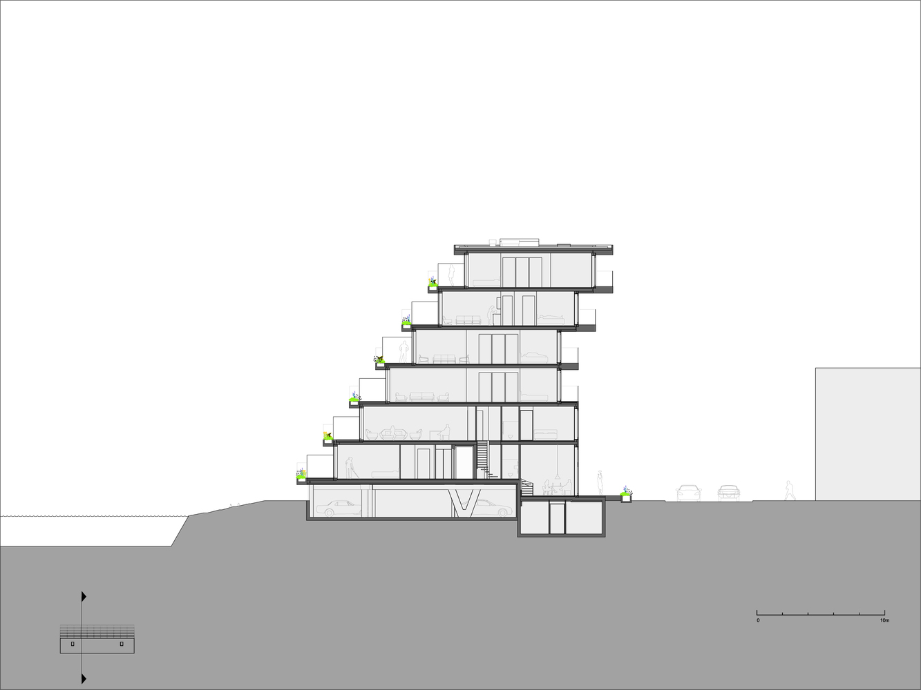 阿姆斯特丹绿色阶梯住宅 | Klencke NL Architects-125