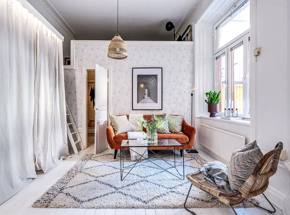 55 平米瑞典公寓双层床设计-2