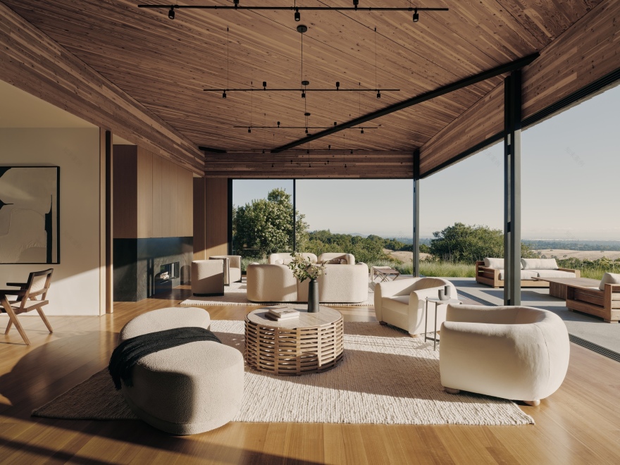 解脱之屋(注:Moksha在印度宗教哲学中意为解脱、救赎,这里结合一般命名习惯这样翻译,具体还需结合实际语境) 丨美国加利福尼亚丨SAW,,Spiegel Aihara Workshop-47