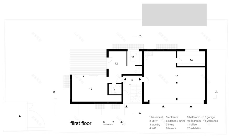 多功能公司建筑与住宅公寓一体化设计-23