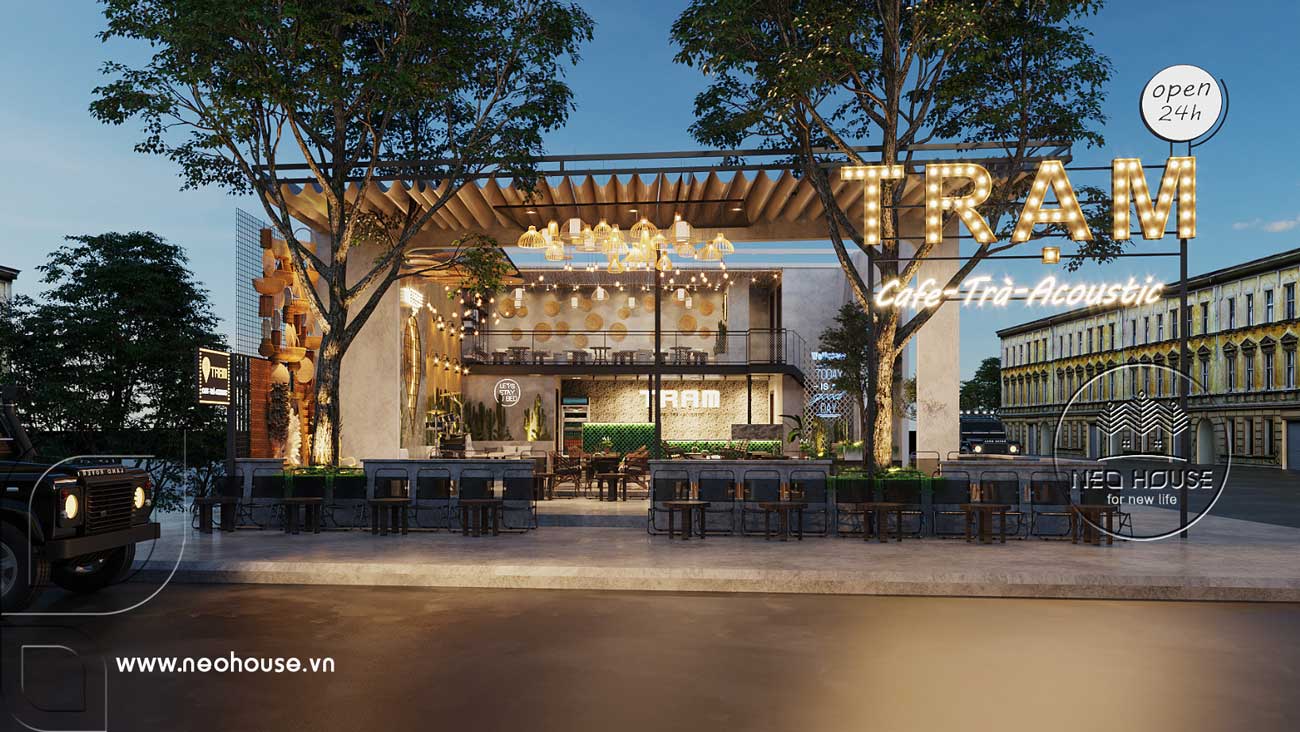 简约现代风 10x13m 咖啡厅设计,美观实用并存-7