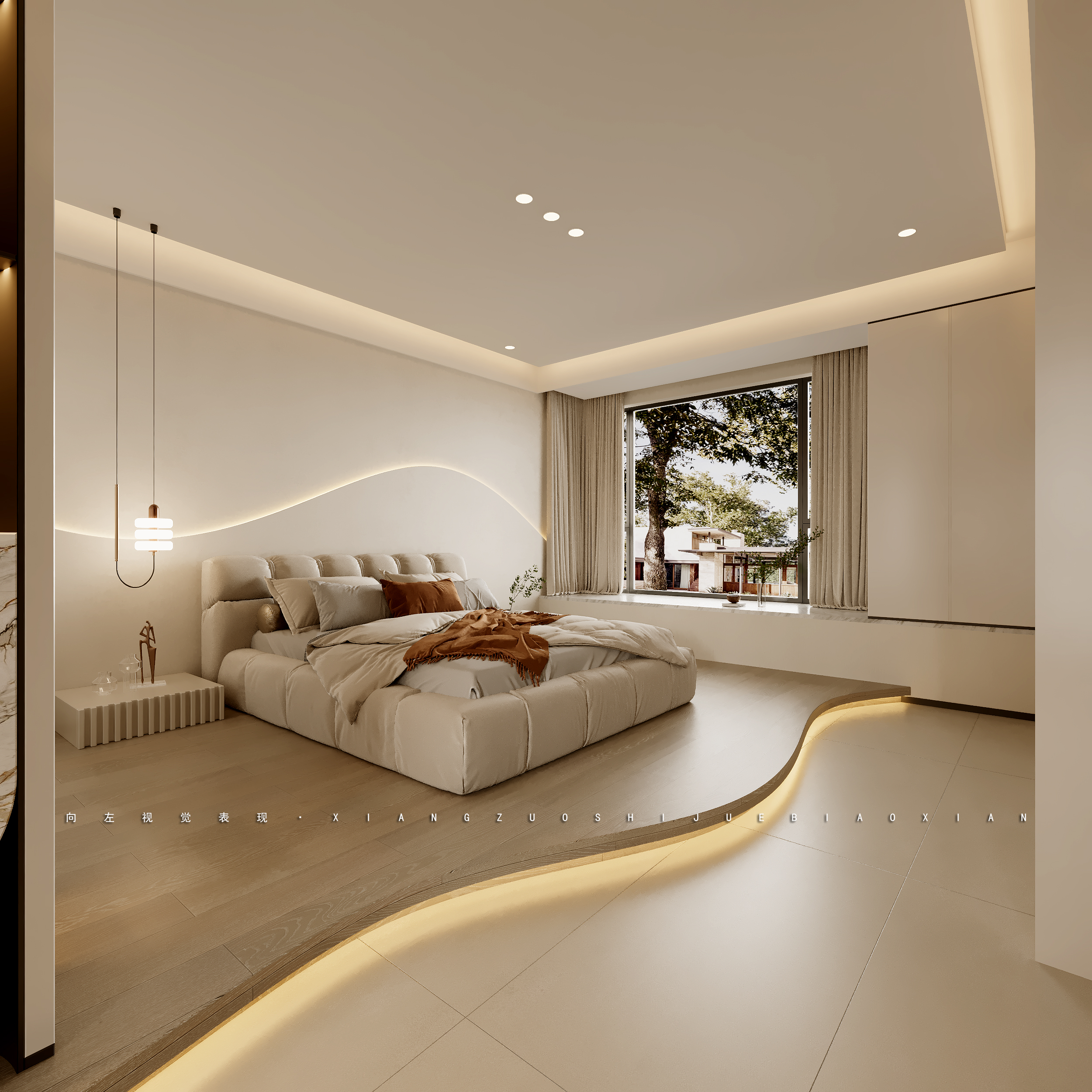 奶油风效果图案例-9