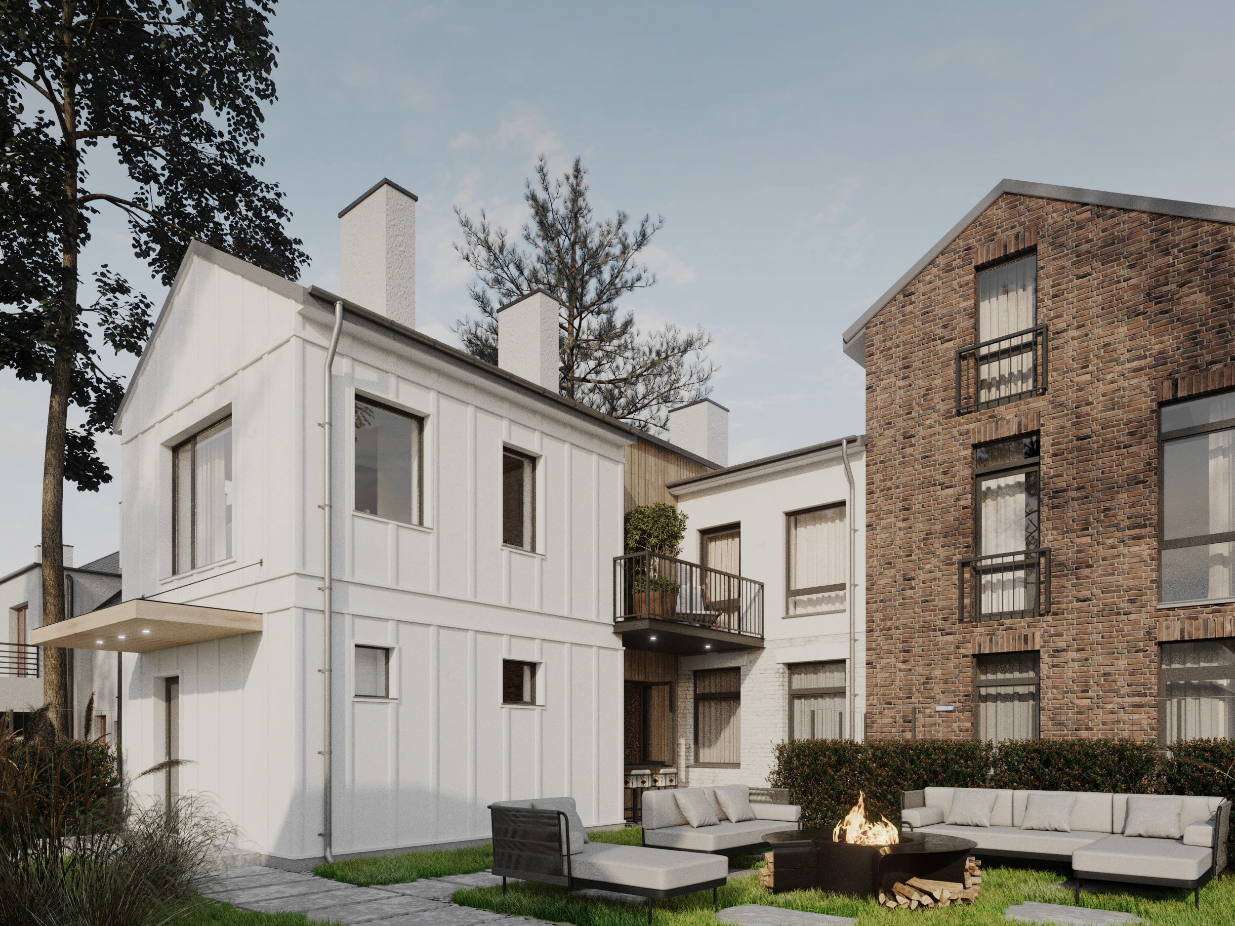 Rebuild of House, Irpin, Ukraine-0